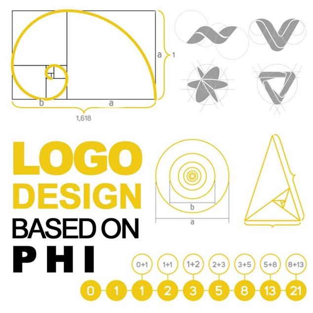 استفاده از عدد فی در طراحی لوگو