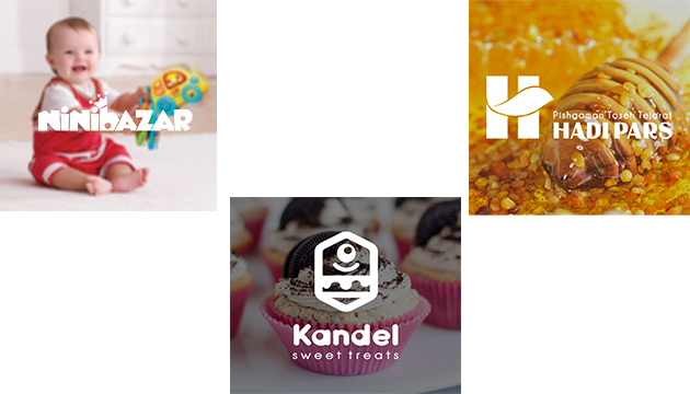 نمونه طراحی لوگو فروشگاه در آرمکده