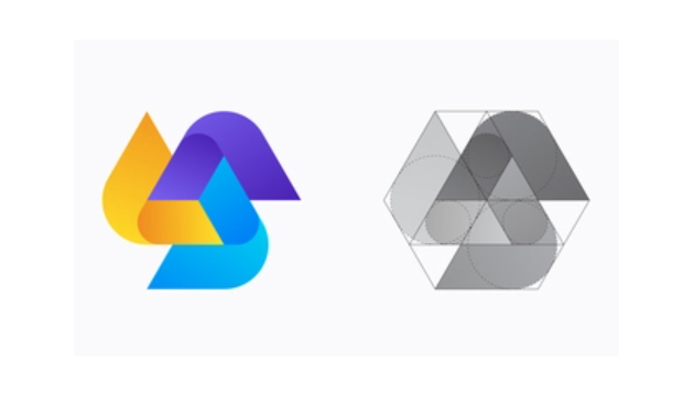 طراحی لوگو با اشکال هندسی