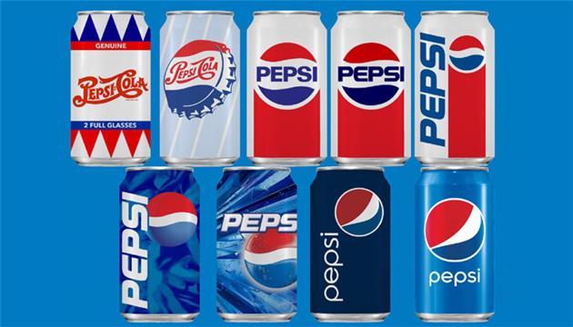 تاریخچه لوگو پپسی