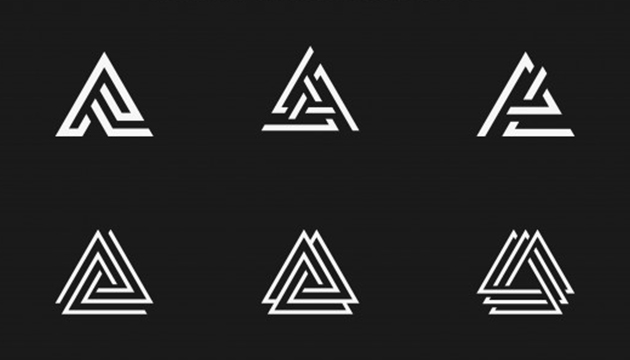 لوگوهای معروف مثلثی