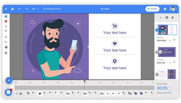 سایت ساخت اینترو رایگان Wideo