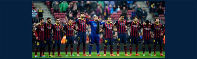 رنگ لوگو بارسلونا