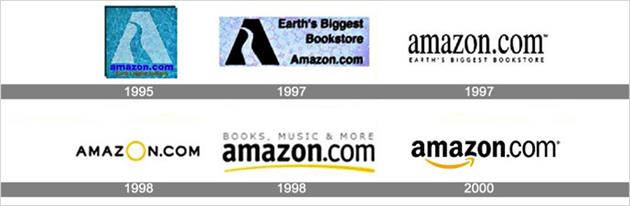 بررسی تاریخچه لوگوی شرکت آمازون
