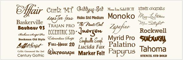 فونت در طراحی هویت بصری