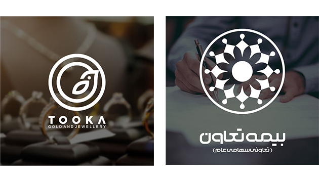 نمونه لوگو دایره ای آرمکده