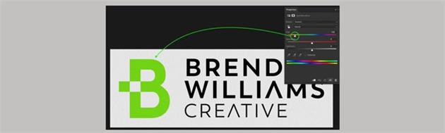 تغییر رنگ لایه در فتوشاپ