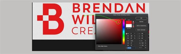 عوض کردن رنگ لوگو در فتوشاپ