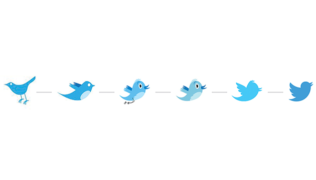 رنگ لوگو توییتر