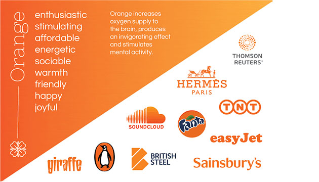 طراحی لوگو نارنجی