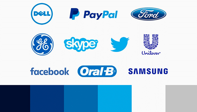 طراحی لوگو آبی