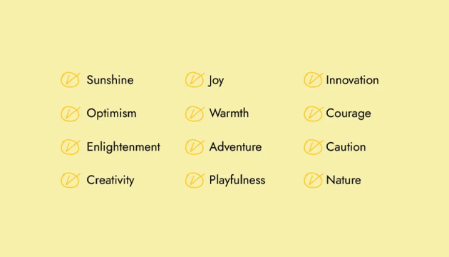 روانشناسی رنگ زرد در طراحی لوگو