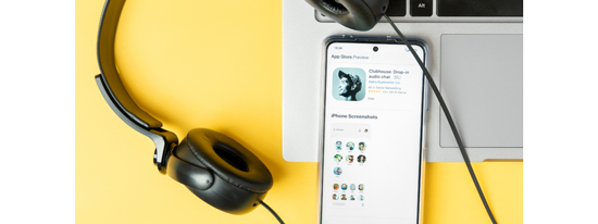 لوگو کلاب هاوس