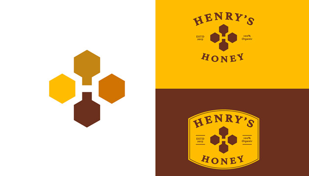 طراحی وکتور لوگو عسل