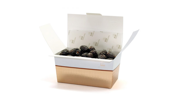 طراحی بسته بندی مقوایی خرما