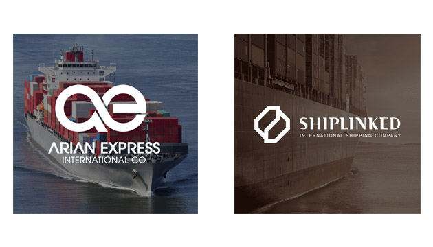 نمونه لوگو شرکت حمل و نقل در آرمکده