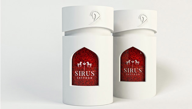 طراحی بسته بندی زعفران صادراتی