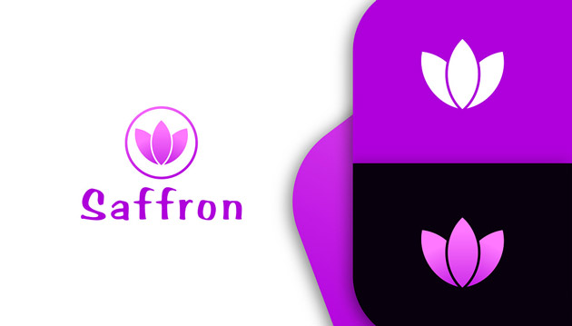 رنگ بندی لوگو زعفران