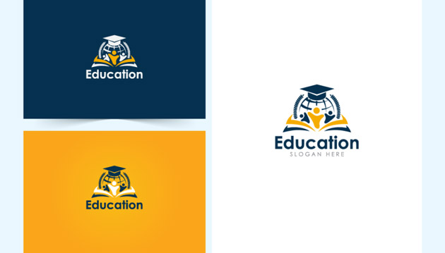 رنگ بندی لوگو مدرسه