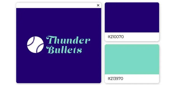 آبی تیره و فیروژه ای