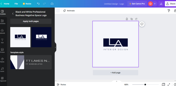مراحل طراحی لوگو با کانوا