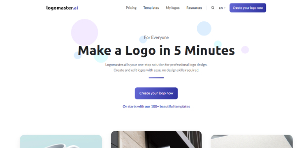 ابزار هوش مصنوعی طراحی لوگو Logomaster