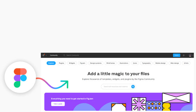 طراحی لوگو با figma