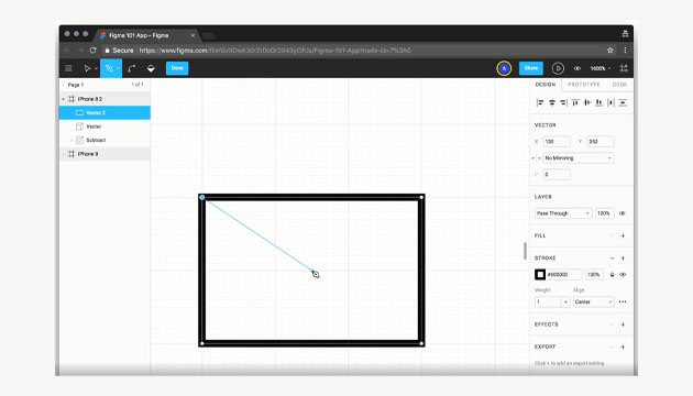 طراحی لوگو با figma