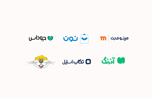 ساختار حروف در لوگو