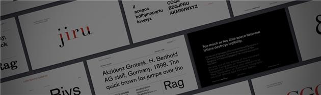 نمونه‌هایی از تایپوگرافی