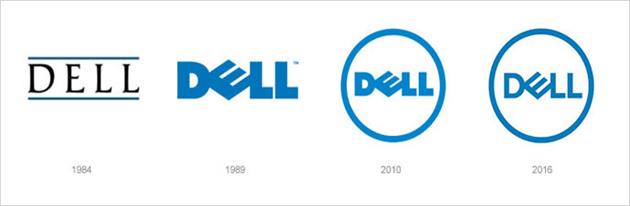 dell تاریخچه طراحی لوگو