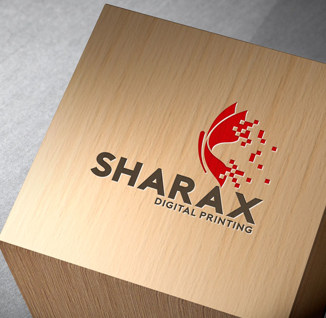 طراحی نشان چاپ دیجیتال شاراکس sharax 