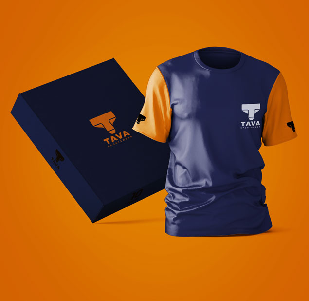 طراحی آرم پوشاک ورزشی تاوا