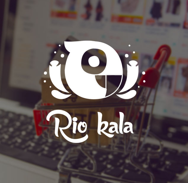 طراحی آرم فروشگاه آنلاین Rio Kala