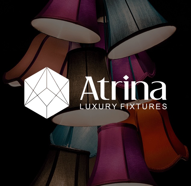 طراحی لوگو مجموعه atrina