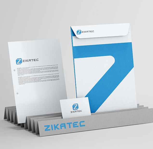  طراحی لوگو برند Zikatec