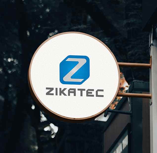  طراحی لوگو برند Zikatec