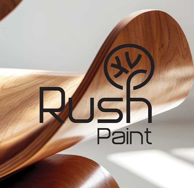  طراحی لوگو برند Rush Paint