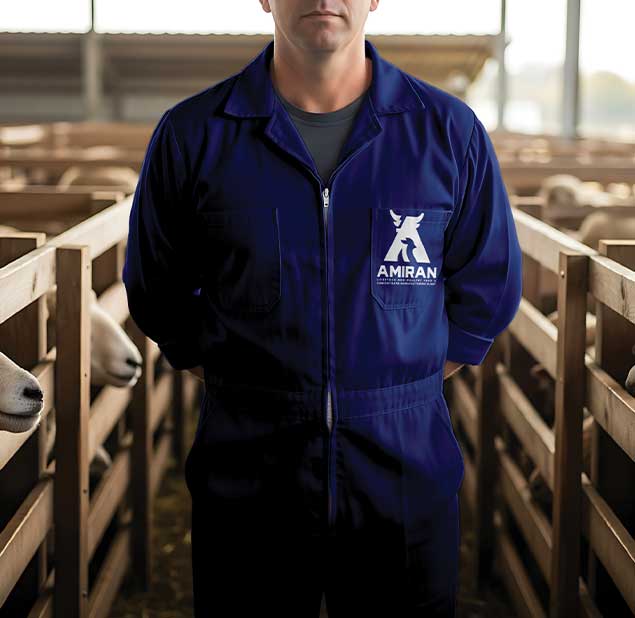  طراحی لوگو برند Amiran Livestock and Poultry Feed Concentrate Manufacturing Plant