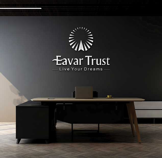  طراحی لوگو برند Eavar Trust