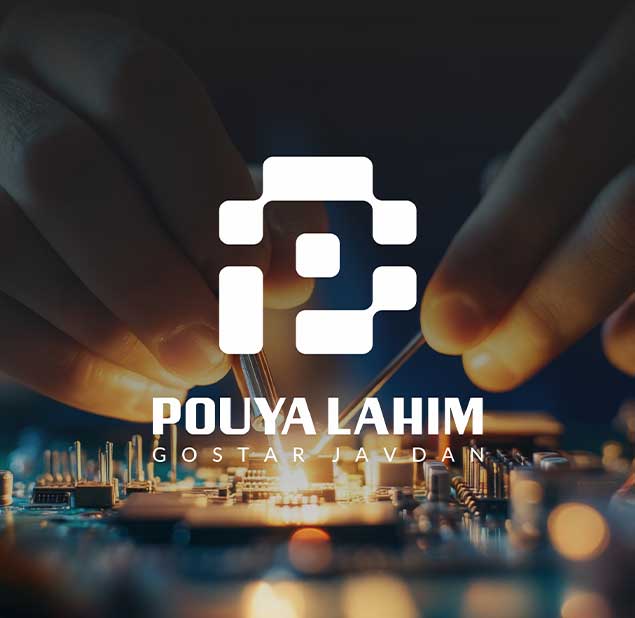  طراحی لوگو برند Pouya Lahim