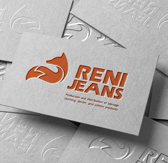  طراحی لوگو برند  Reni Jeans