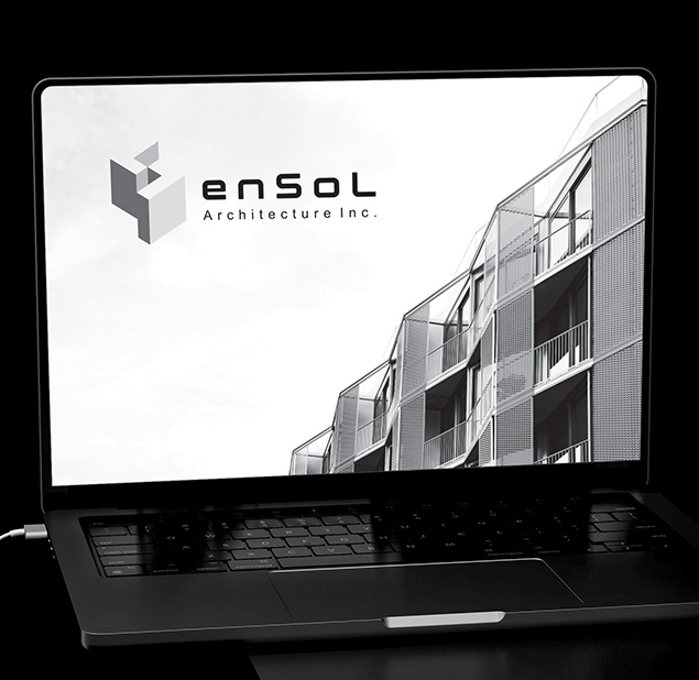 طراحی لوگو برند enSoL Architecture Inc