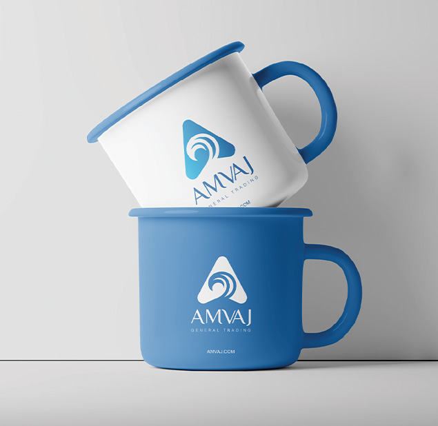 طراحی لوگو برند Amvaj