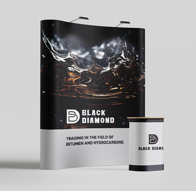 طراحی لوگو برند Black Diamond