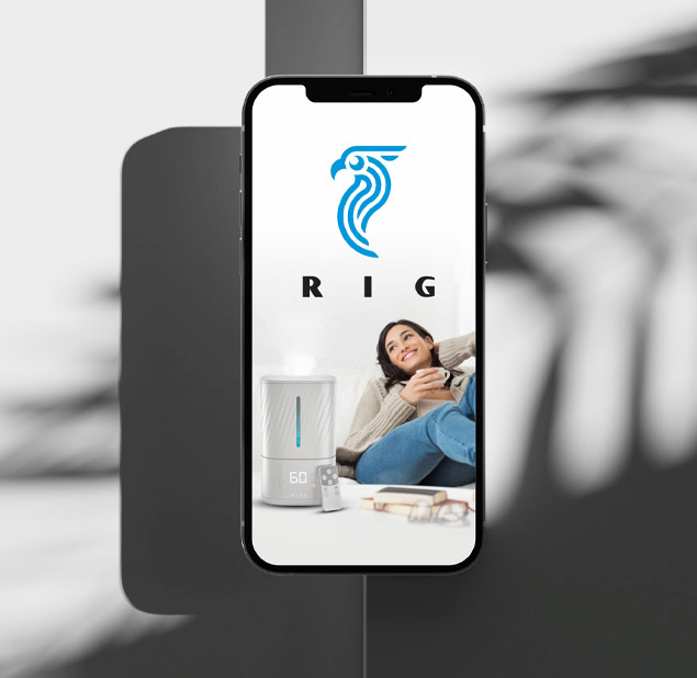 طراحی لوگو برند RIG
