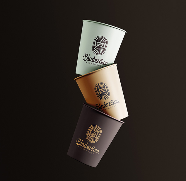 طراحی لوگو برند Bladez & Co