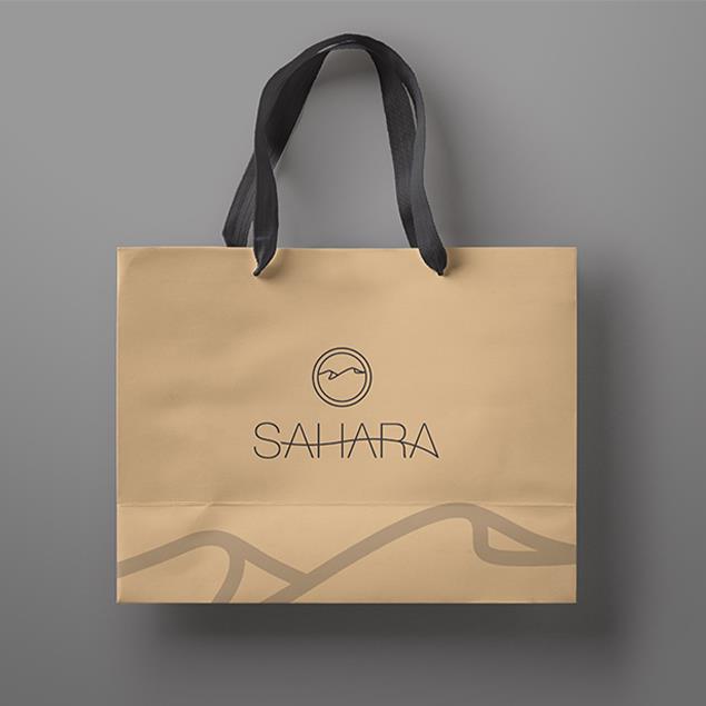 طراحی لوگو برند Sahara