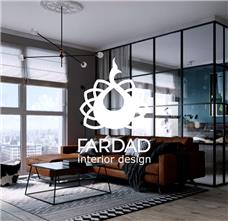 طراحی لوگو شرکت طراحی دکوراسیون داخلی فرداد