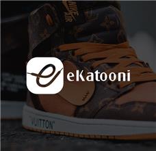 طراحی آرم اپلیکیشن فروش آنلاین کتونی 